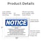 Signmission Petroleum Crude Oil Danger Flammable Liquid OSHA Notice Sign, Plastic, 10in W x 7in L, 2PK OS-2PACK-NS-P-710-L-17248 - alternate 3